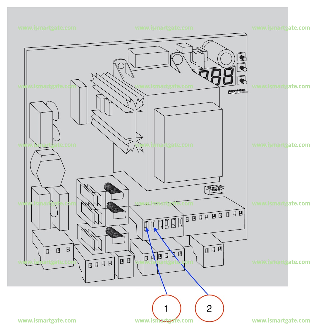 Wiring diagram for BFT LEO B CBB 3 120 F02